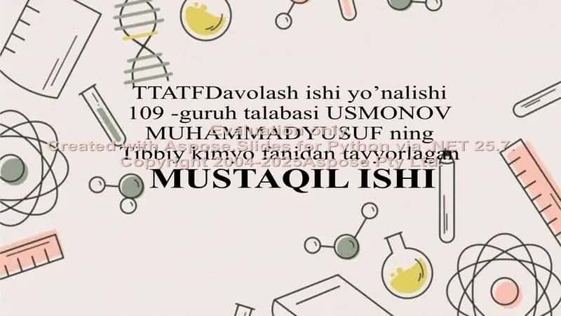 Yadro kimyosi Tibbiyotda 1