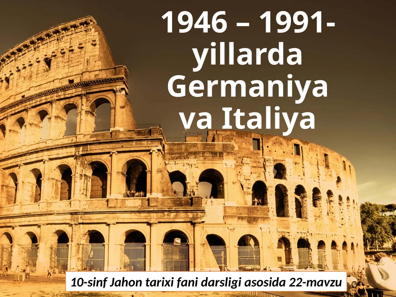 10-sinf Jahon tarixi 1