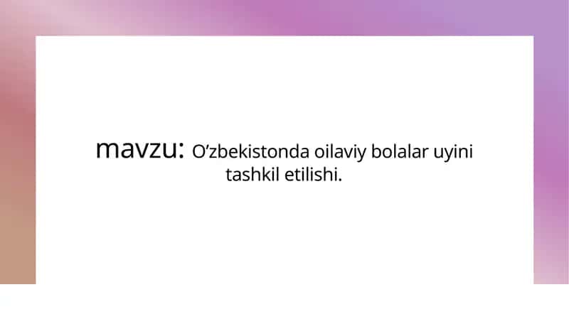 Oilaviy Bolalar Uylari Tashkiliy Tuzilishi 1