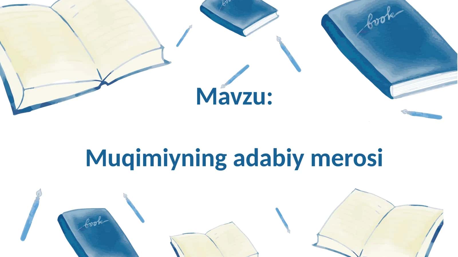 Muqimiyning adabiy merosi 1