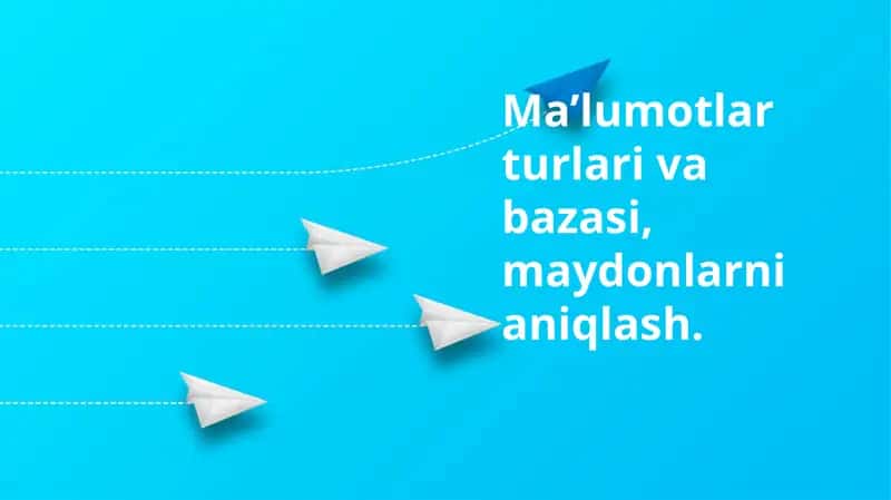 Ma'lumot turlari 1