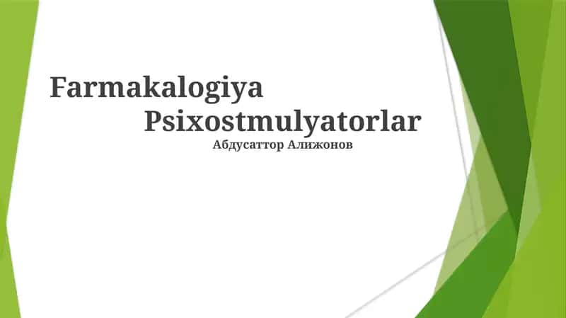 Farmakalogiya 1