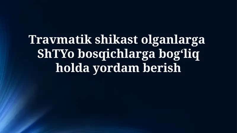 Shtyo bosqichlari yordamamberish 1