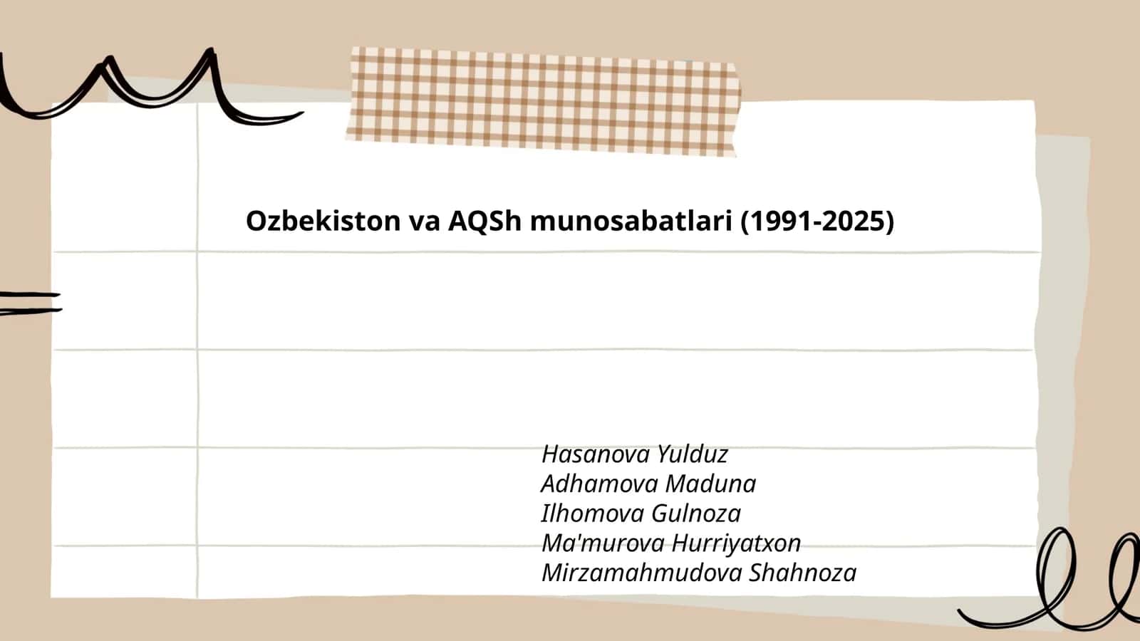 Ozbekiston va AQSh munosabatlari (1991-2025) 1