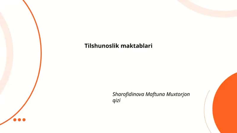 Tilshunoslik tarixi 1