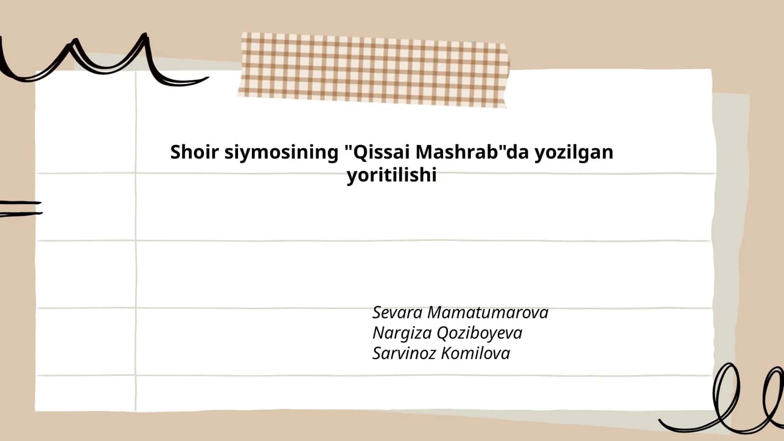 Qissai Mashrab 1