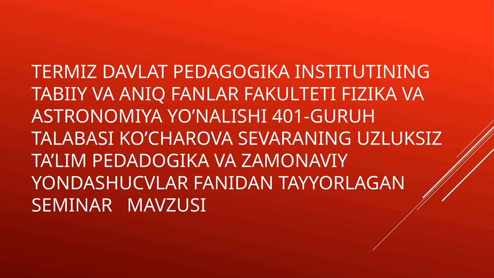 Boloniya jarayonlari va uning modernizatsiyalashdagi g'oi 1