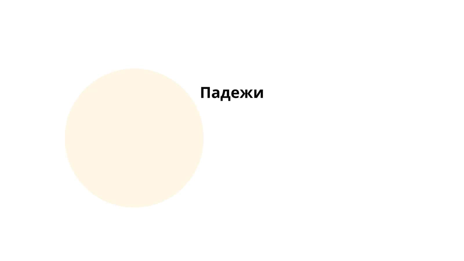 Падежи 1