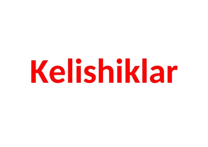 Kelishiklar 1
