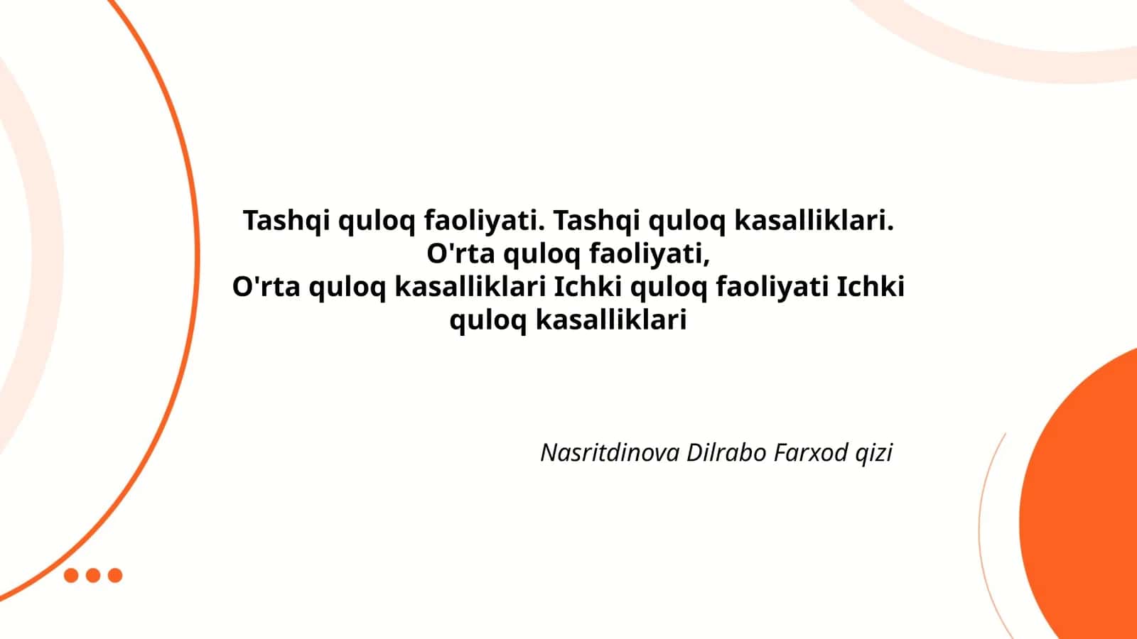 Nasritdinova Dilrabo Farxod qizi 1
