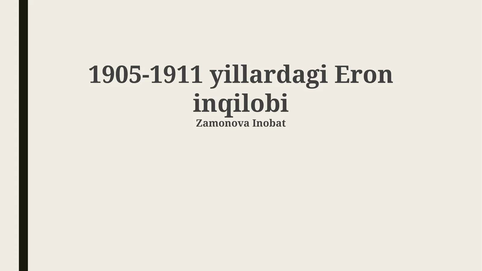 1905-1911 yillardagi Eron inqilobi 1