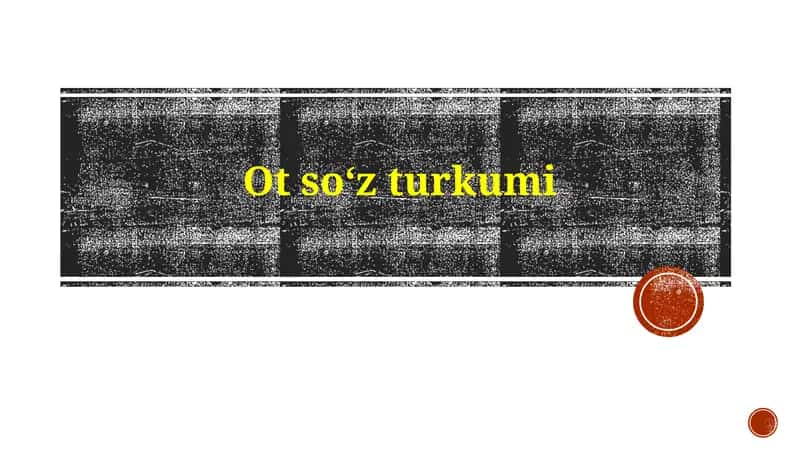 Otsoʻzturkumi 1