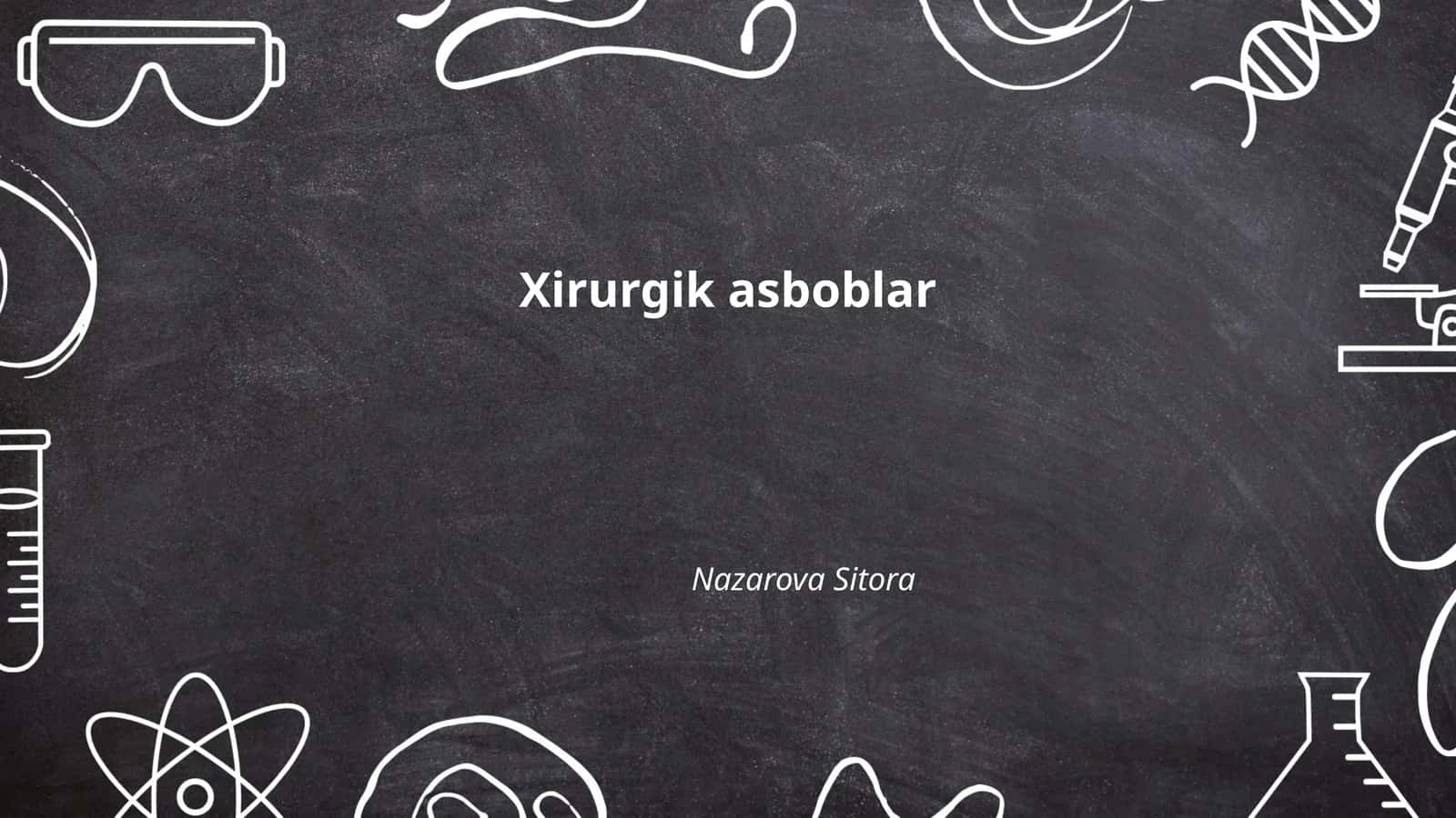 Xirurgik asboblar 1