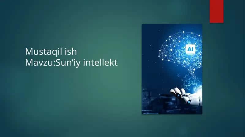 Sun’iy intellekt 1