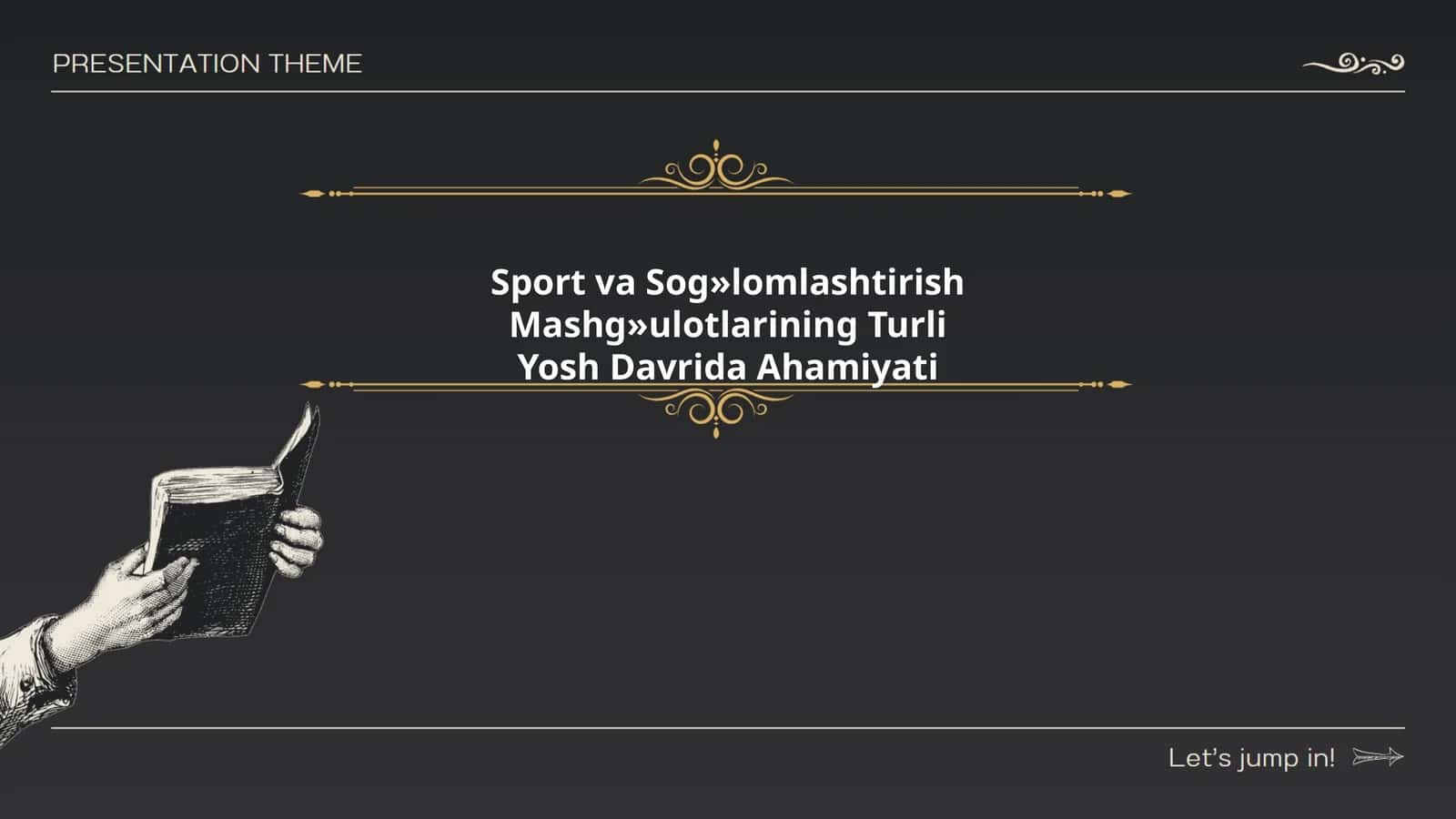 Sport va Sog»lomlashtirish Mashg»ulotlarining Turli Yosh Davrida Ahamiyati 1