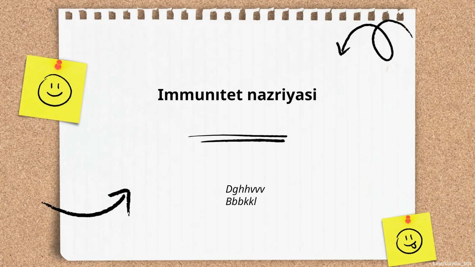 Immunıtet nazriyasi 1