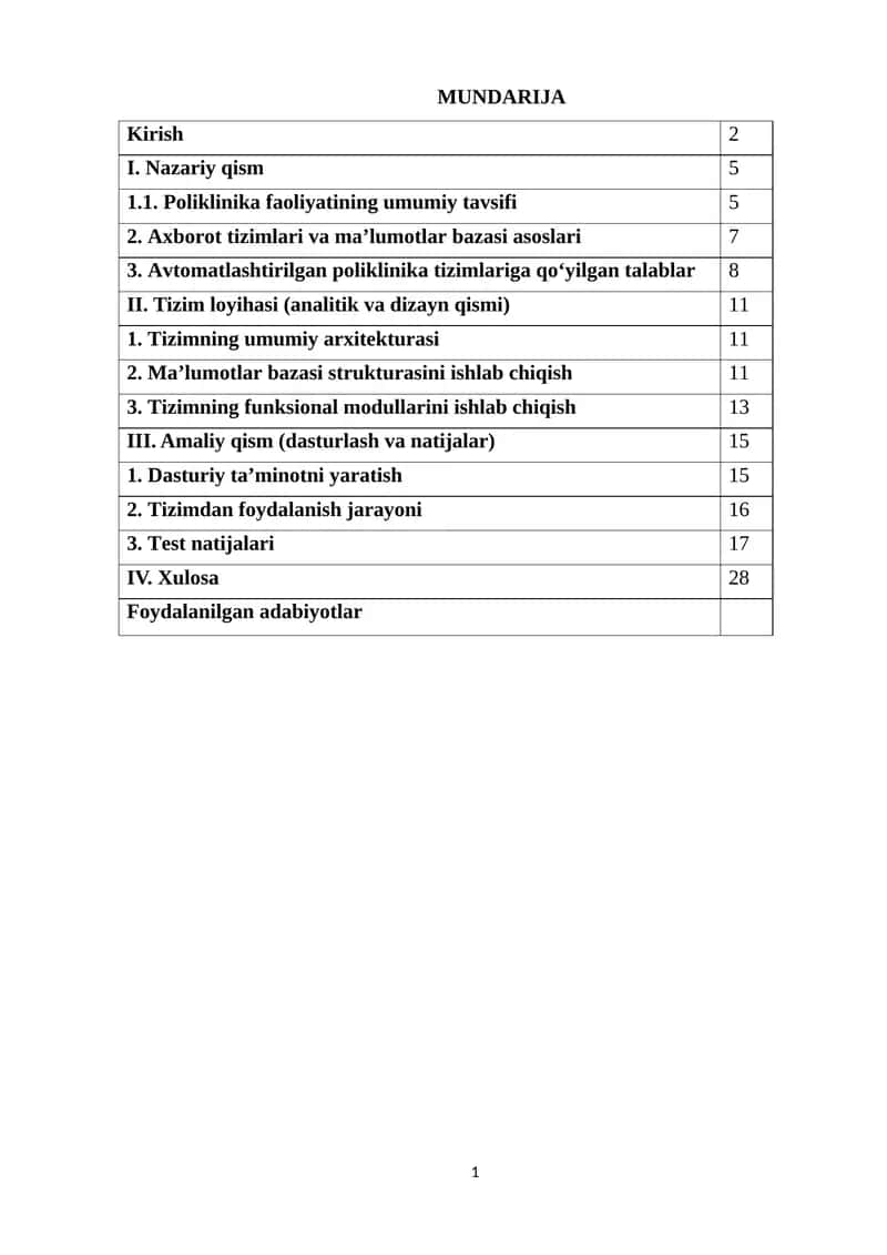 Zamonaviy sog‘liqni saqlash tizimi 1