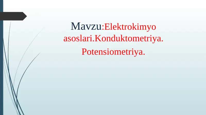 Elektrokimyoasoslari 1