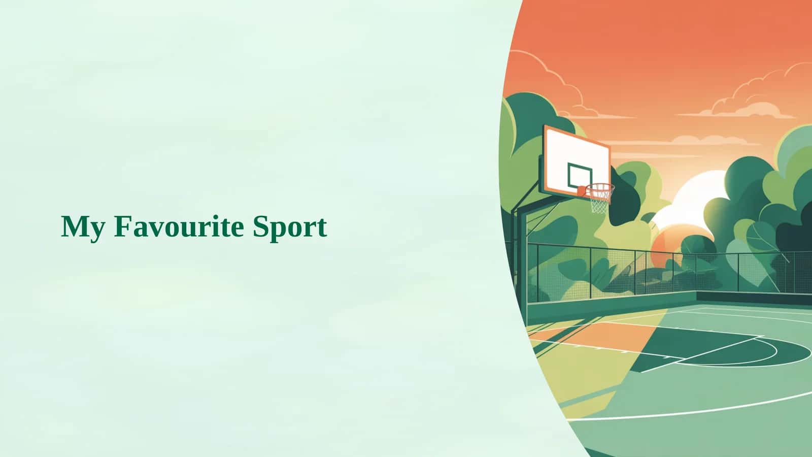 My favorite sport 1