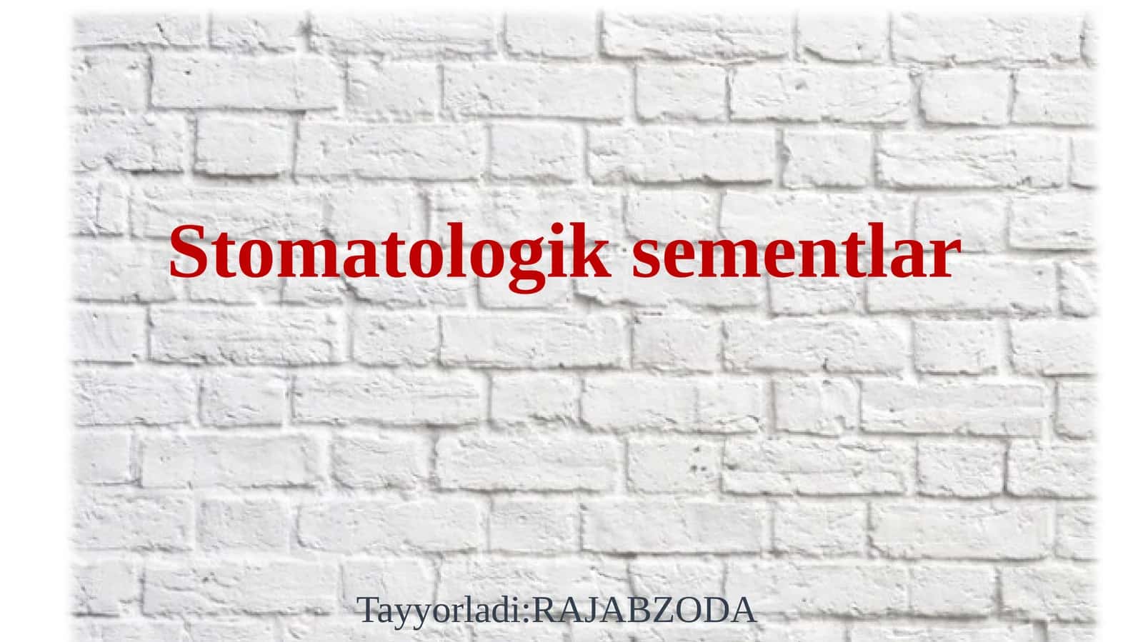 STOMATOLOGIK SEMENT 1