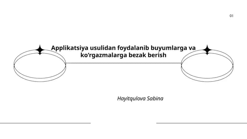 Applikatsiya texnikasi 1