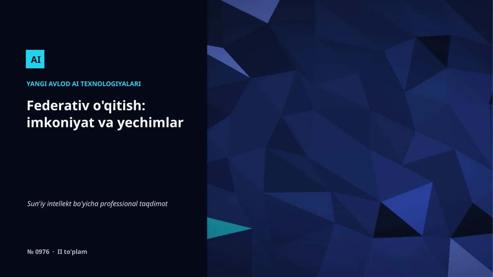 Yangi Avlod AI Texnologiyalari 1