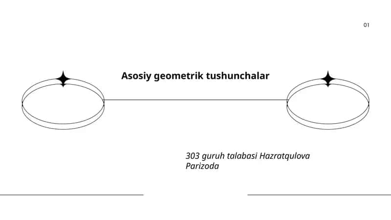 Asosiy geometrik tushunchalar 1