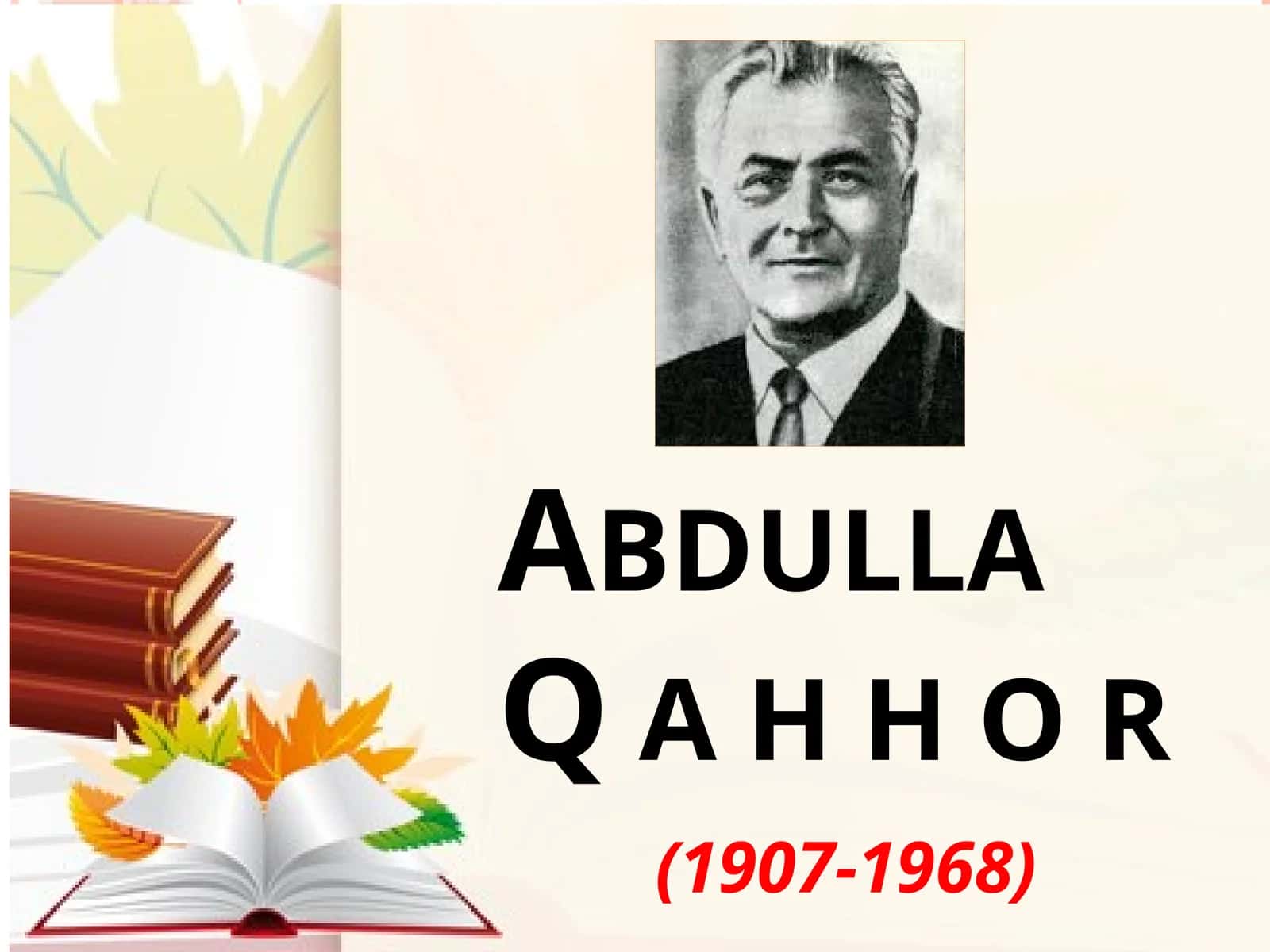 Abdulla Qahhor 1