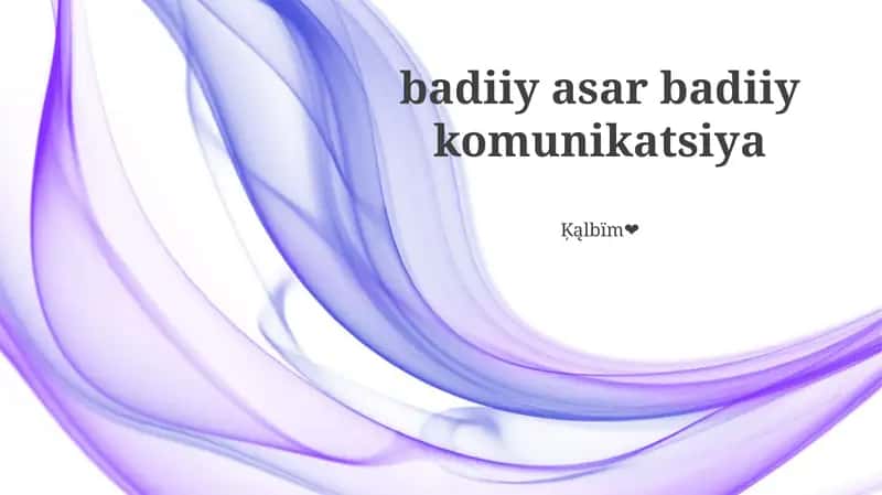 Adabiy Muloqot Usullari 1