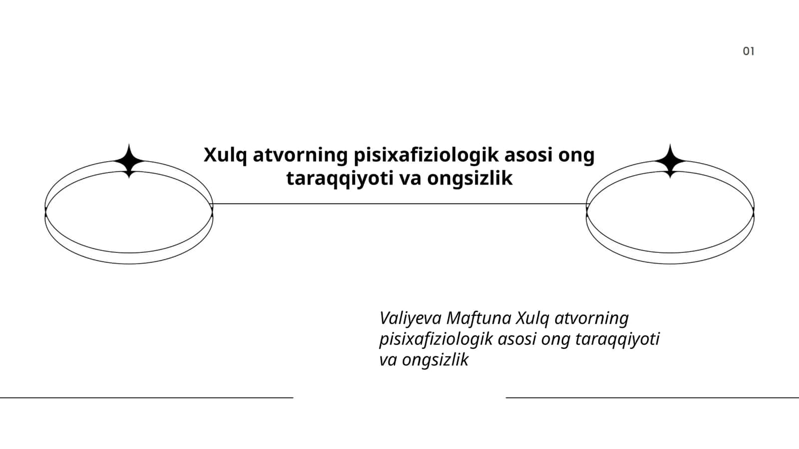 Xulq atvorning pisixafiziologik asosi ong taraqqiyoti va ongsizlik 1