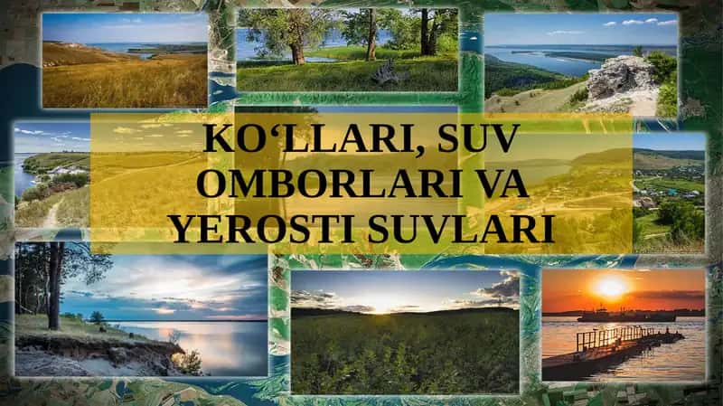 KO‘LLARI, SUV OMBORLARI VA YEROSTI SUVLARI 1