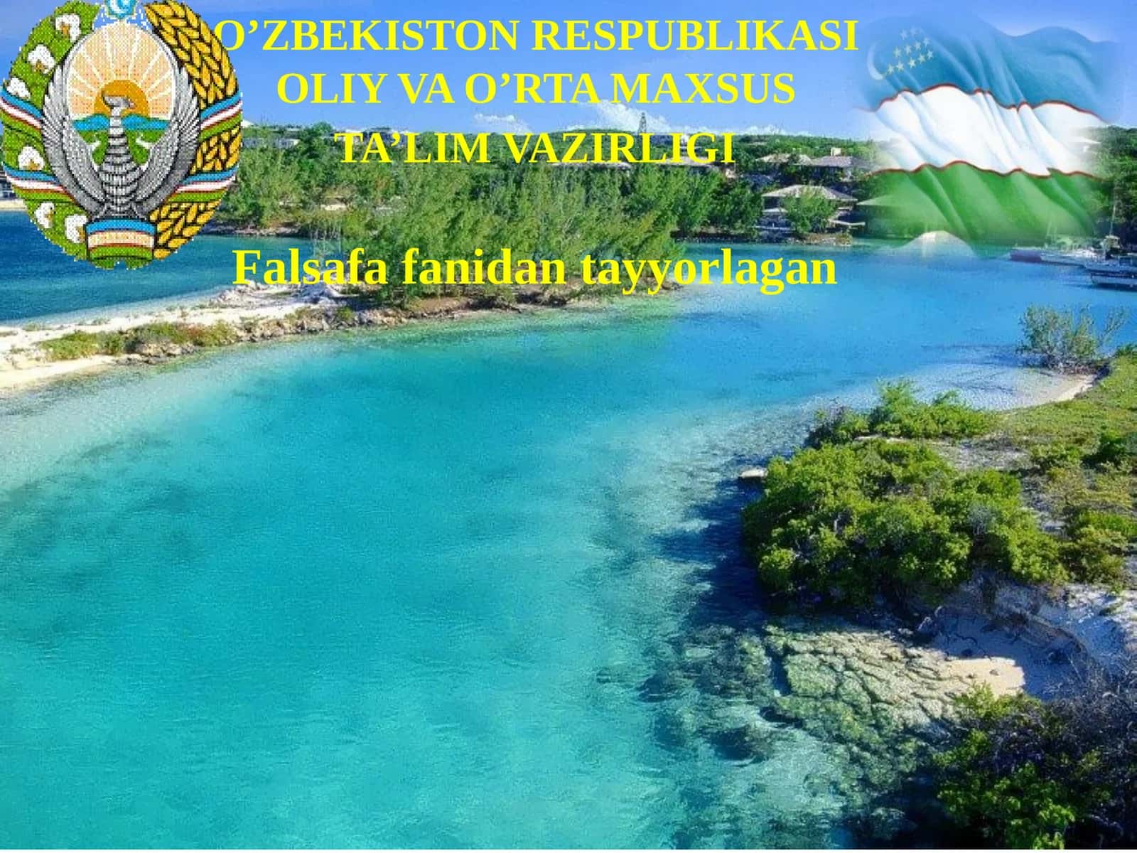 Falsafiy tafakkur bosqichlari: Sharq va Gʻarb falsafasi. Ahmad Yassaviy ‘’Hikmat’’lari 1