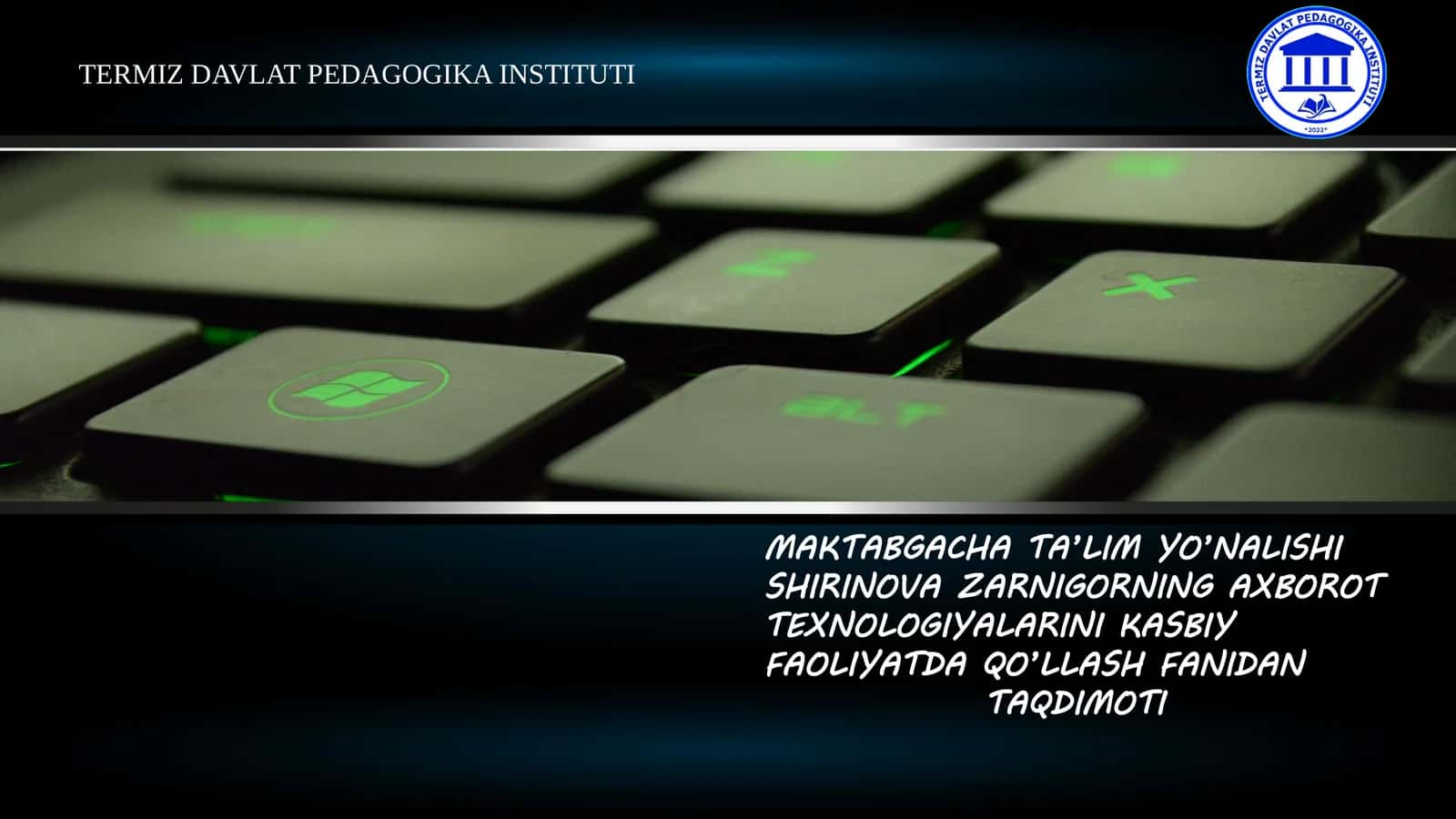 Simli va simsiz Aloqa tarmoqlari 1