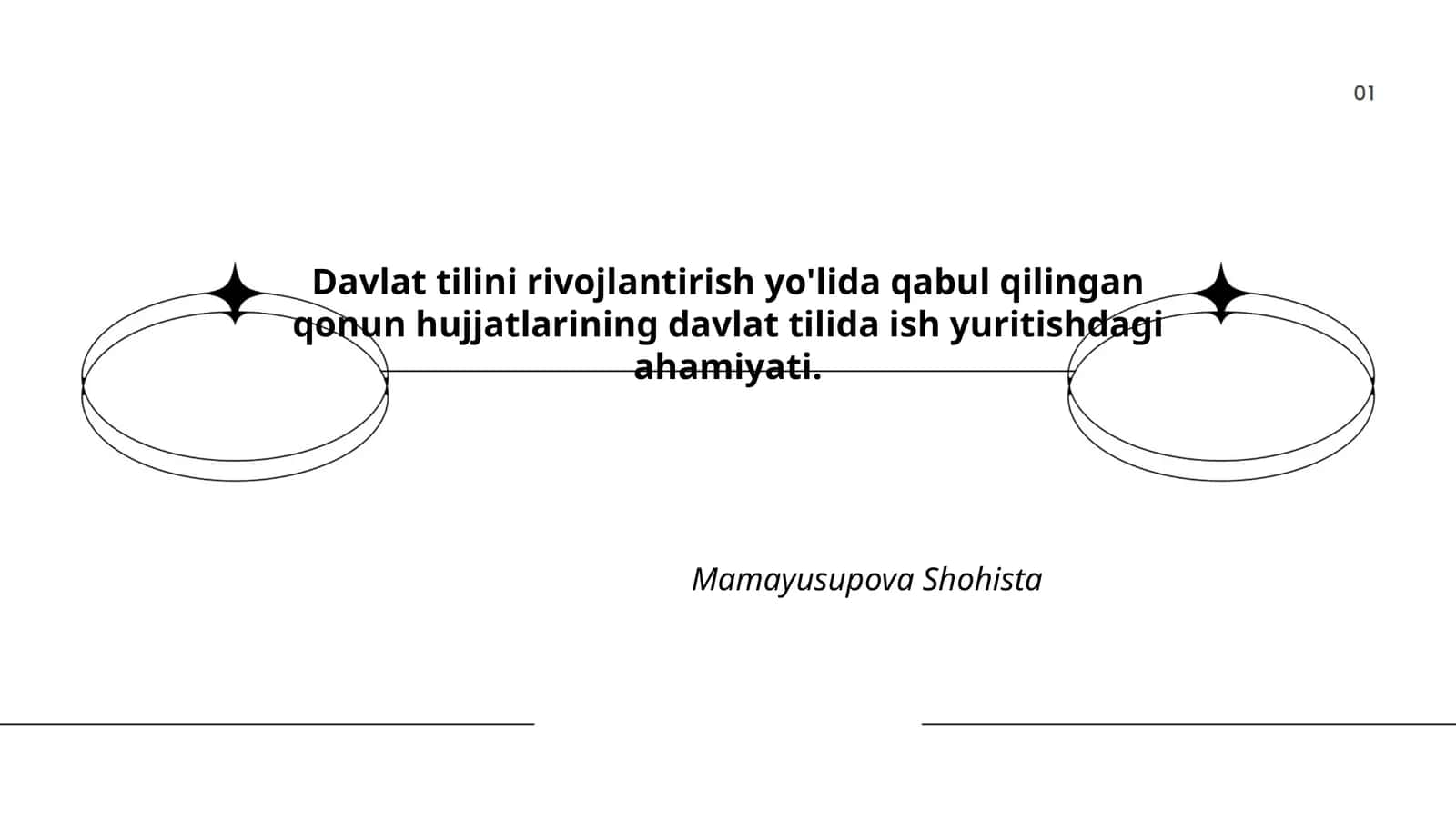 Davlat tilini rivojlantirish yo'lida qabul qilingan qonun hujjatlari 1