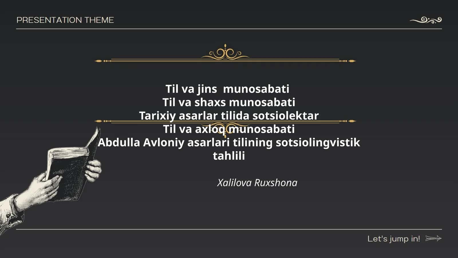 Abdulla Avloniy asarlari tilining sotsiolingvistik tahlili 1