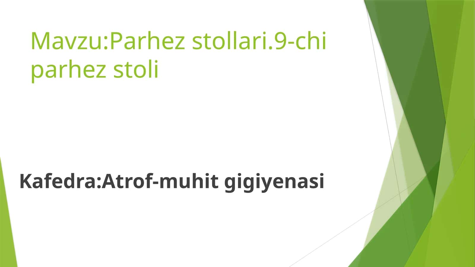 Parhez stollari.9-chi parhez stoli 1