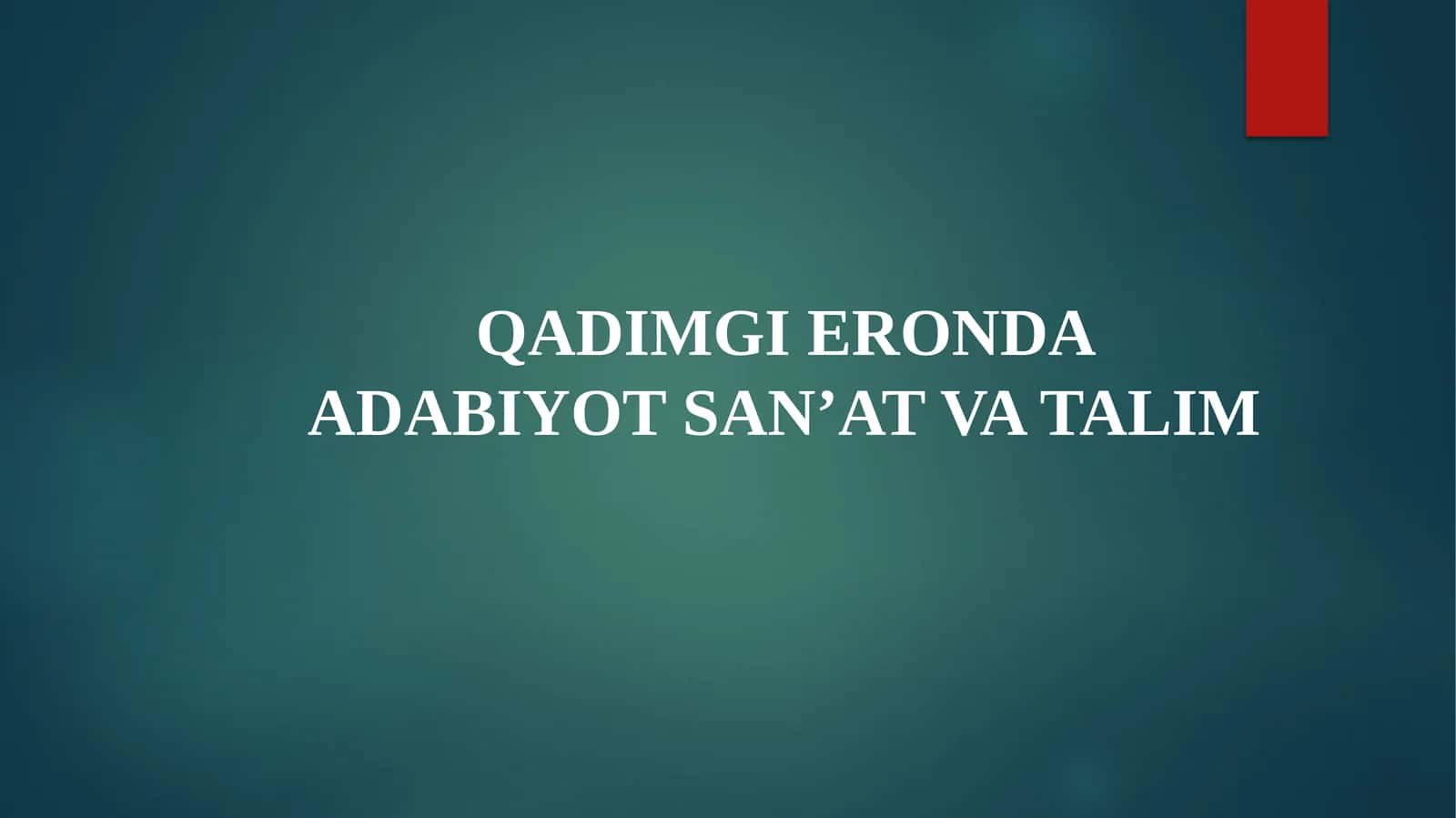 Avesta–Qadimgi Eronning diniy adabiyoti 1