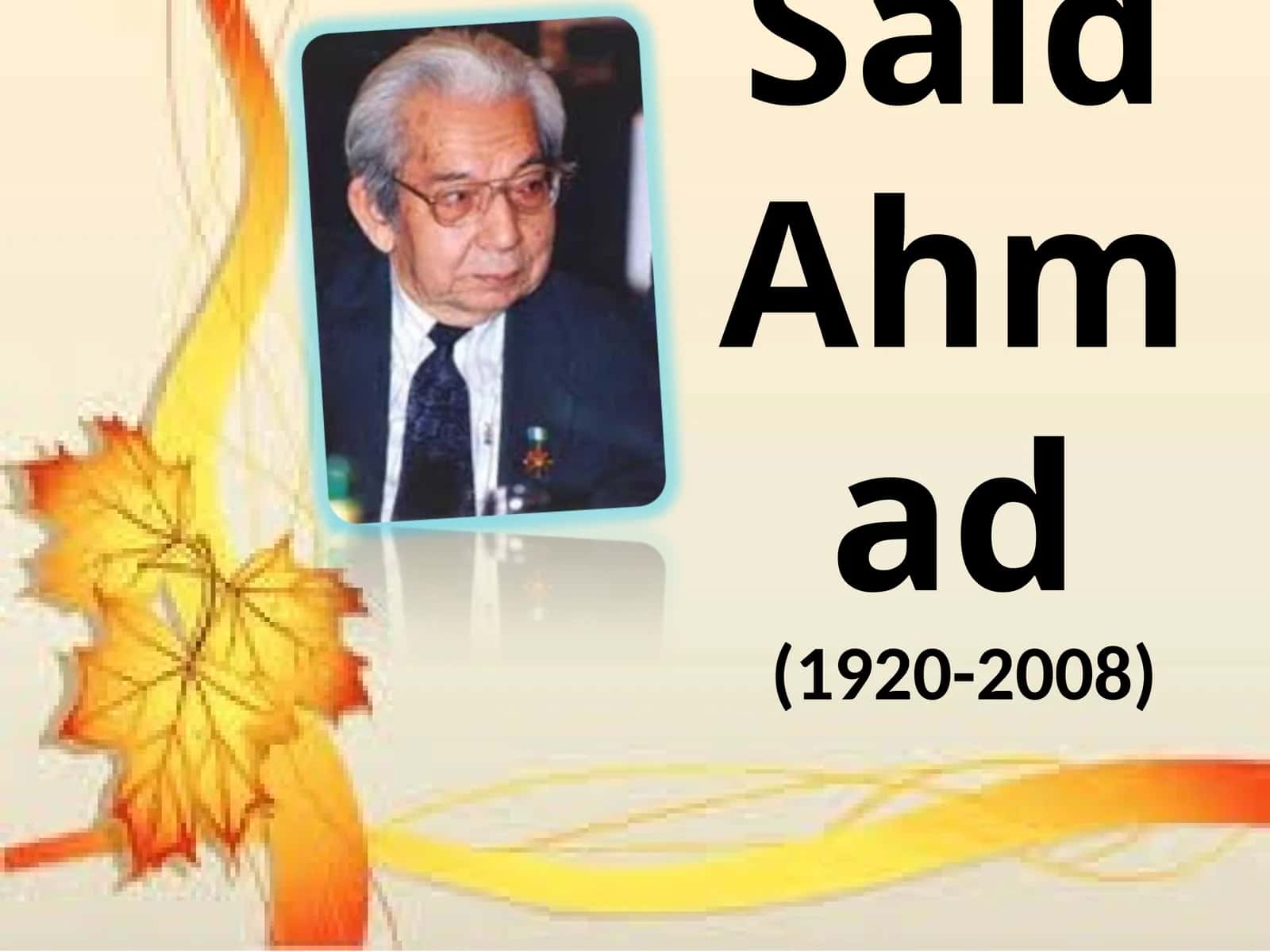 Said Ahmad 1