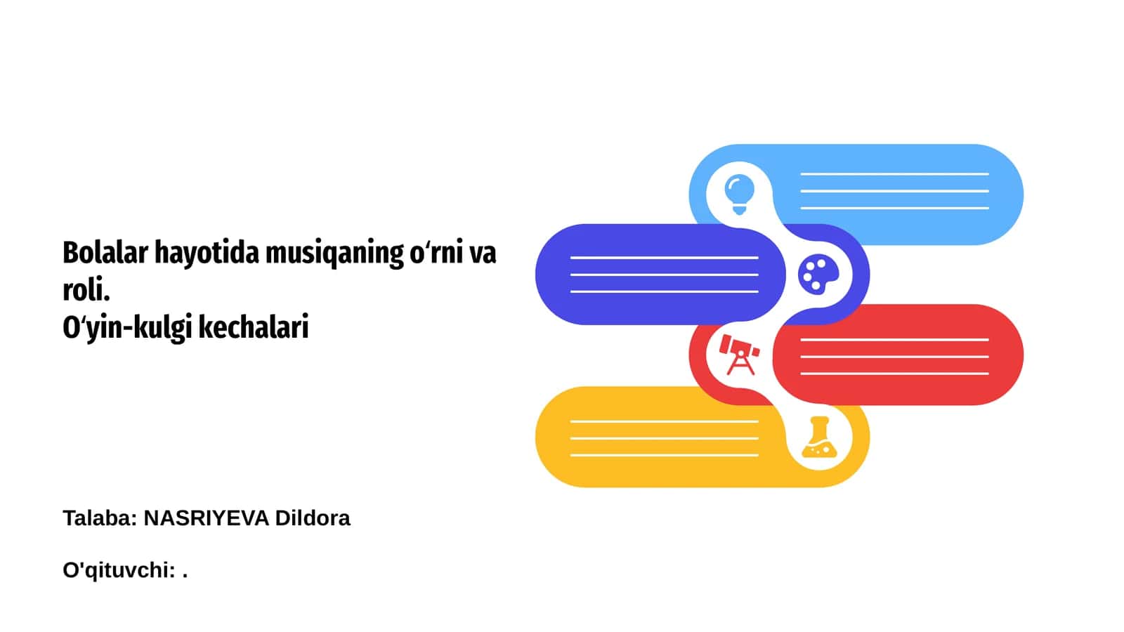 Bolalar hayotida musiqaning o‘rni va roli 1