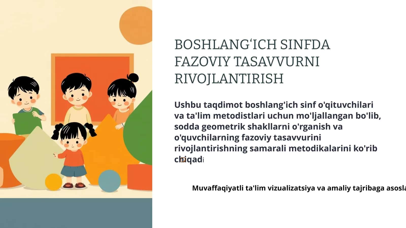 FAZOVIY TASAVVURNI RIVOJLANTIRISH 1