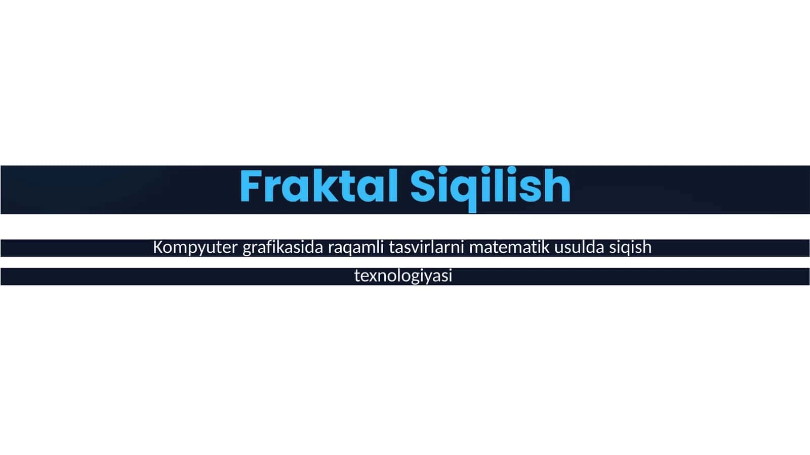 Kompyutergrafikasidaraqamlitasvirlarnimatematikusuldasiqish texnologiyasi 1