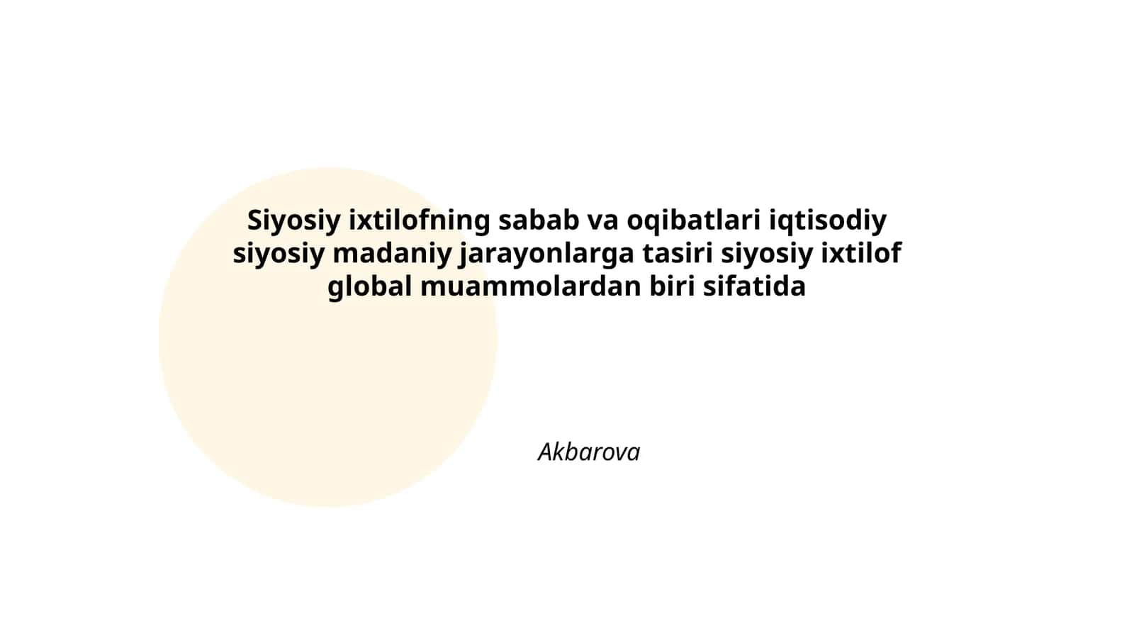 Siyosiy ixtilofning iqtisodiy o'sishga ta'siri 1