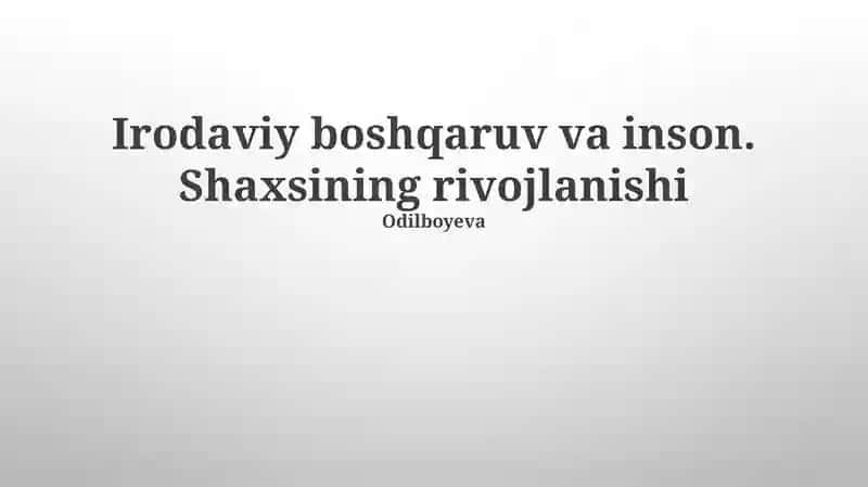 Menajmentdagi axloq va ijtimoiy javobgarlik
