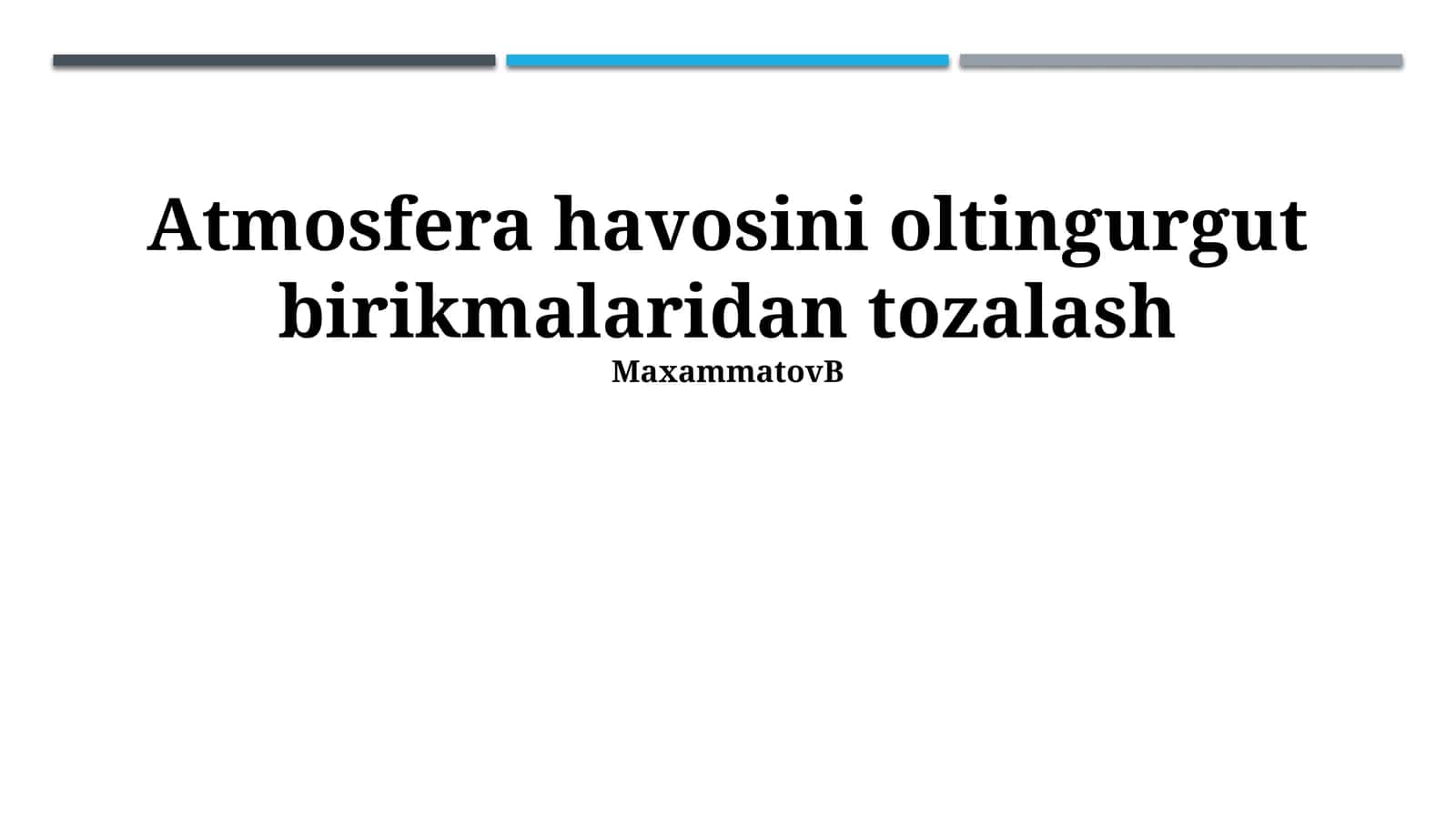 Tsentrofugali tozalash texnologiyalari 1