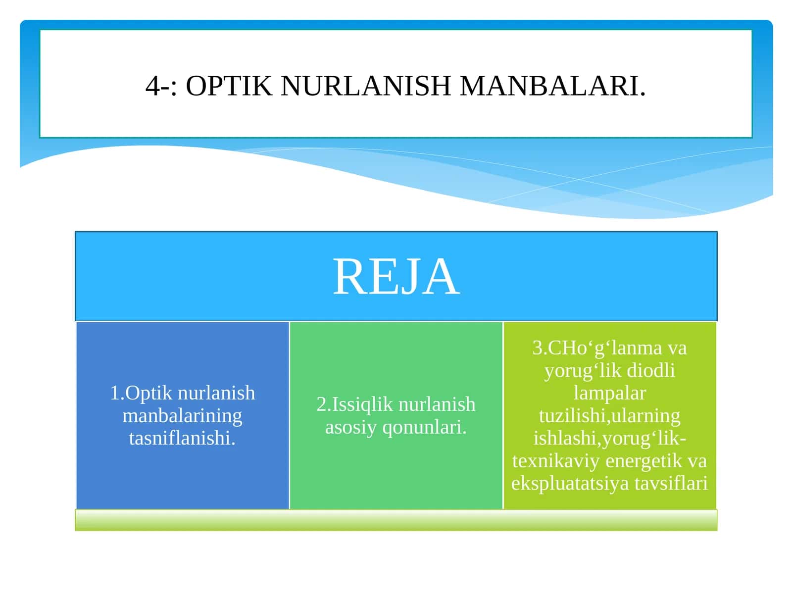 OPTIK NURLANISH MANBALARI 1