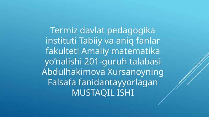 Axborotlashgan jamiyat va uning istiqbollari 1