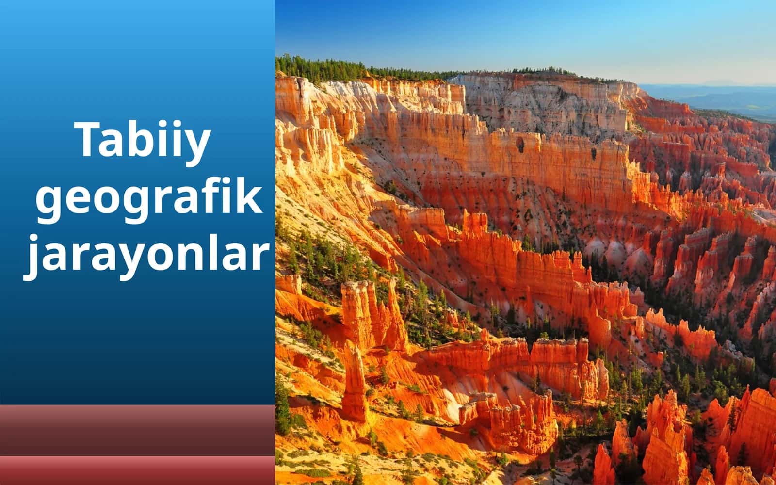 Tabiiy geografik jarayonlar 1
