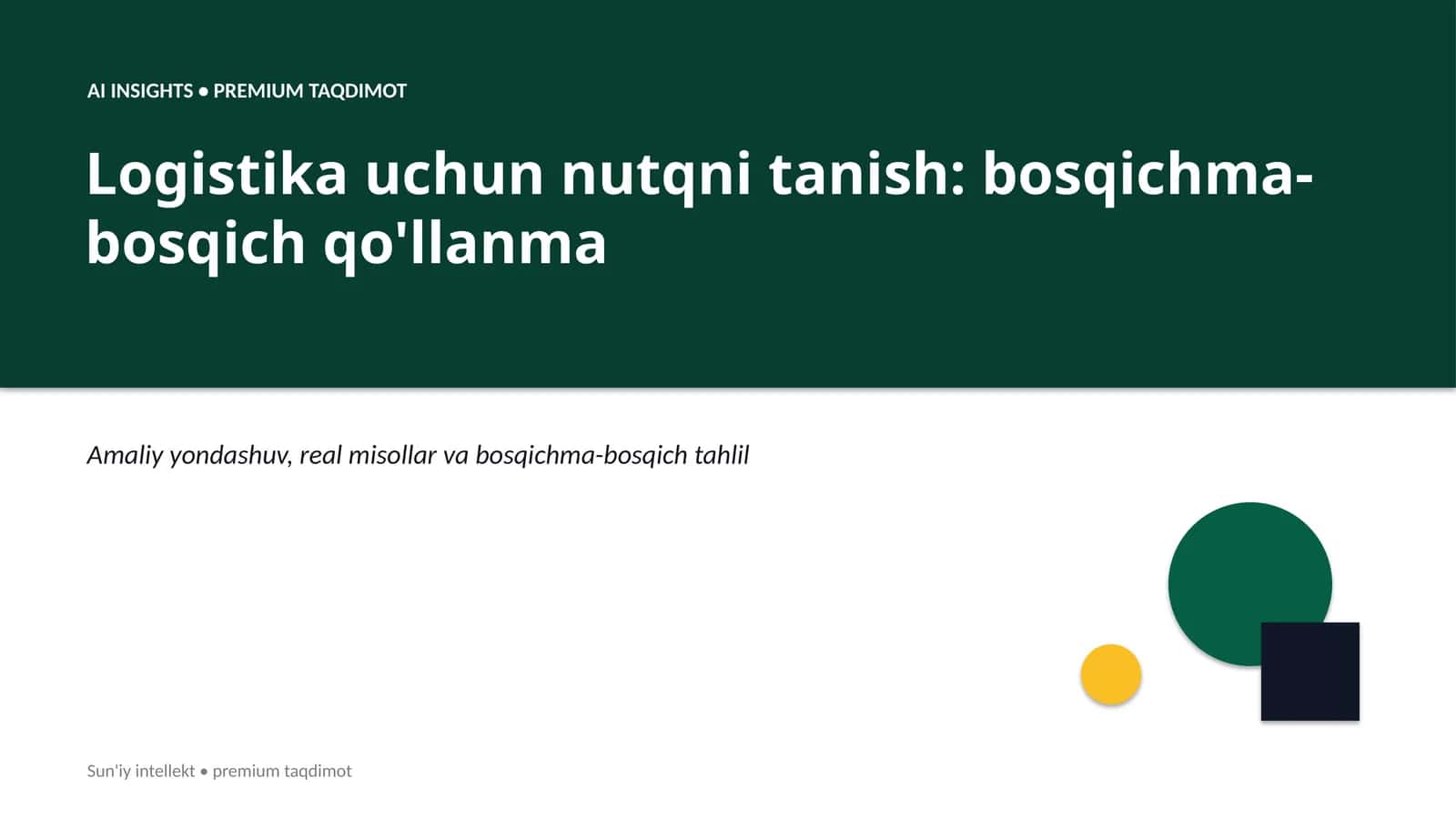 Premium Taqdimot 1