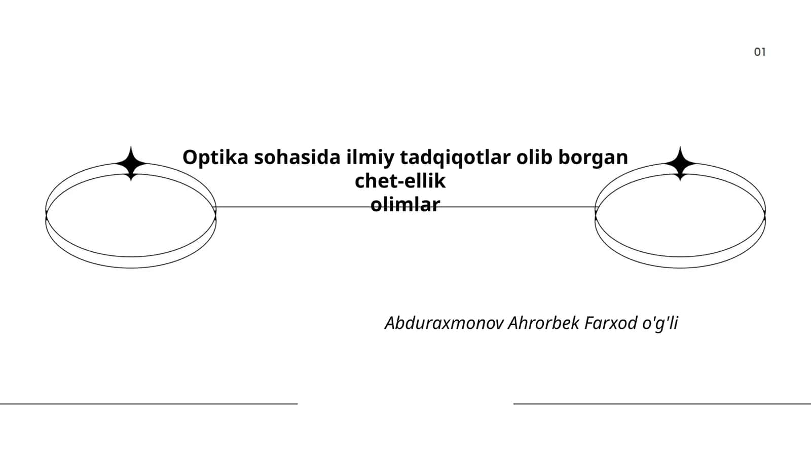 Optika sohasida ilmiy tadqiqotlar olib borgan chet-ellik olimlar 1