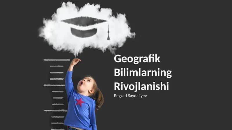 Geografik Bilimlarning Rivojlanishi 1